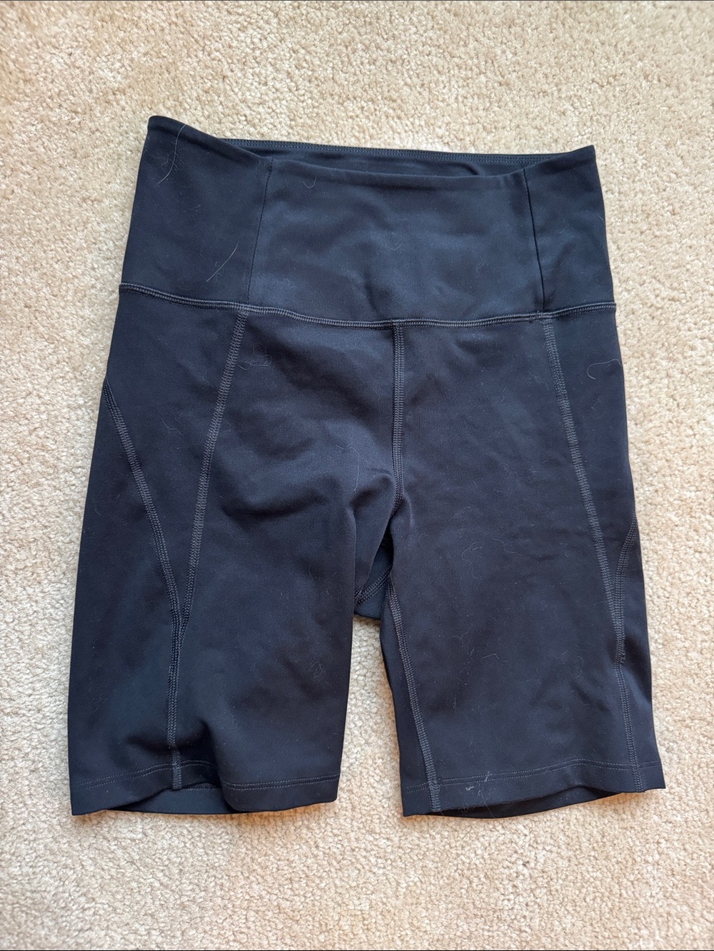 girlfriend collective Black High-Rise Bike Shorts